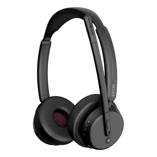 EPOS 1001375 headphones/headset Wired & Wireless Head-band Office/Call center USB Type-C Bluetooth Black