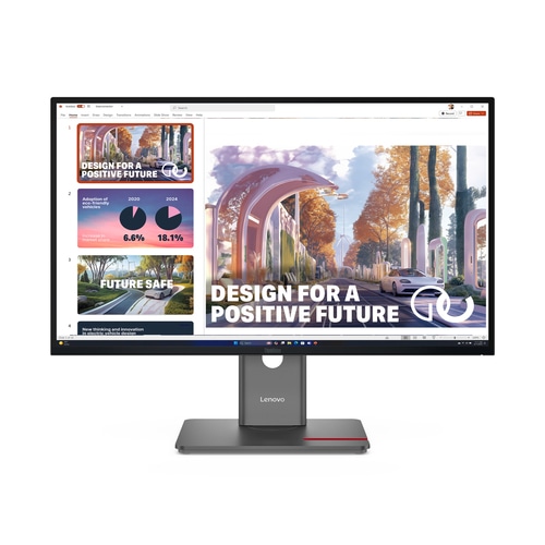 Lenovo ThinkVision P27QD-40 LED display 68.6 cm (27) 2560 x 1440 pixels Quad HD Black