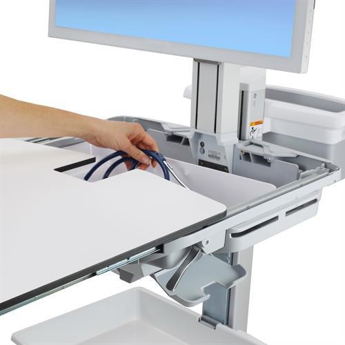Ergotron StyleView Grey, Stainless steel Flat panel Multimedia cart/trolley