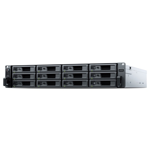 Synology RX1225RP disk array Rack (2U) Black, Silver