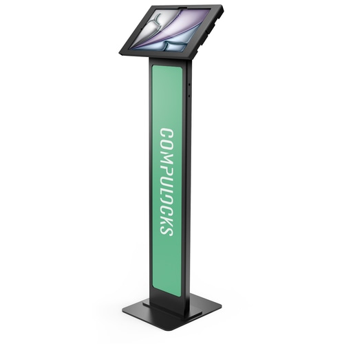 Compulocks iPad Air M2 13 (2024), Apex Enclosure Brandable Floor Stand - Black