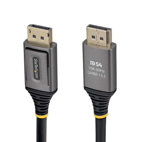 StarTech.com 3m DisplayPort 2.1 Cable, VESA Certified DP54 DisplayPort Cable, Uncompressed 8K 60Hz, 8K 144Hz/4K 240Hz w/DSC 1.2a, DP 2.1 Monitor Cord