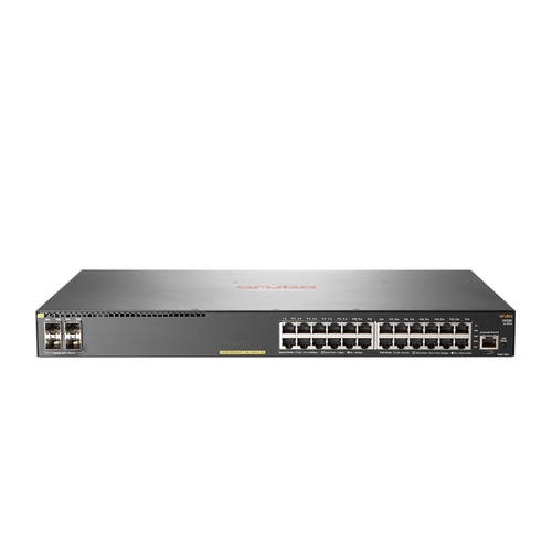 HPE Aruba 2930F 24G PoE+ 4SFP+ Managed L3 Gigabit Ethernet (10/100/1000) Power over Ethernet (PoE) 1U Grey