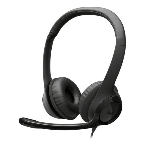 Logitech H390 USB Headset Wired Head-band Calls/Music USB Type-C Black
