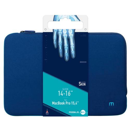 Mobilis 049009 notebook case 40.6 cm (16) Sleeve case Blue, Cyan