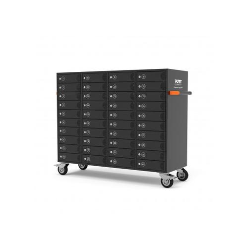 Port Designs 901969 portable device management cart/cabinet Portable device management cabinet Black