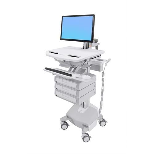 Ergotron StyleView White Flat panel Multimedia cart