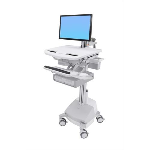 Ergotron StyleView White Flat panel Multimedia cart