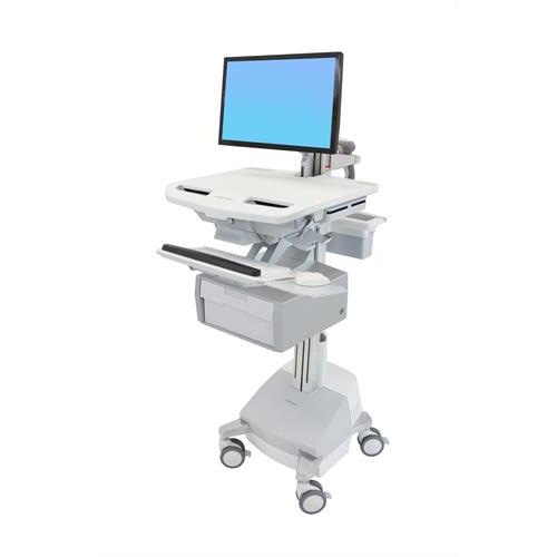 Ergotron StyleView White Flat panel Multimedia cart