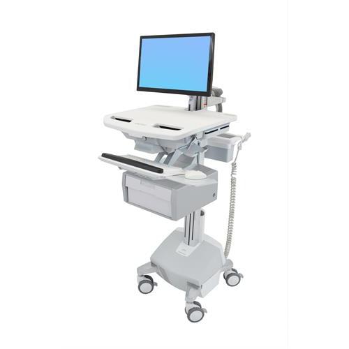 Ergotron StyleView White Flat panel Multimedia cart