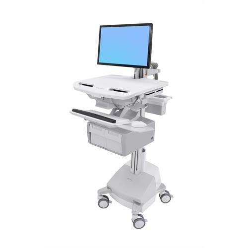 Ergotron StyleView White Flat panel Multimedia cart