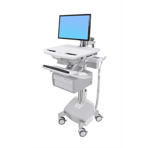 Ergotron StyleView White Flat panel Multimedia cart