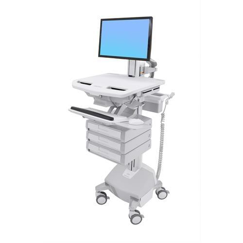 Ergotron StyleView White Flat panel Multimedia cart