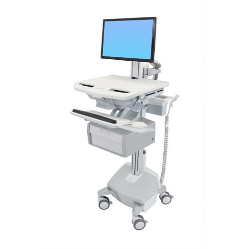 Ergotron StyleView White Flat panel Multimedia cart