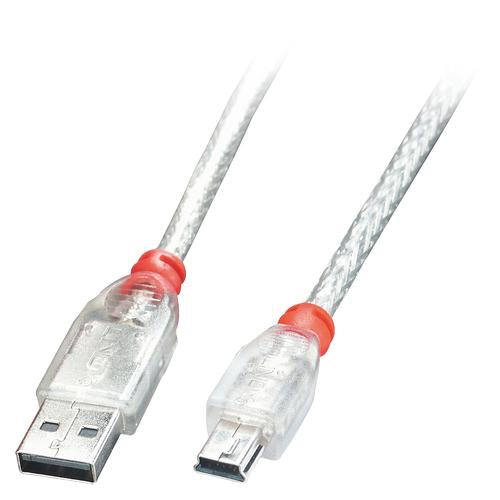 Lindy USB 2.0 Cable A/mini-B 3m