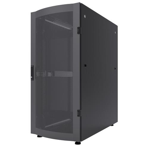 Intellinet Network Cabinet, Free Standing (Standard), 36U, Usable Depth 123 to 973mm/Width 503mm, Black, Flatpack, Max 1500kg, Server Rack, IP20 rated, 19, Steel, Multi-Point Door Lock, One Lock Per Side Panel, Three Year Warranty