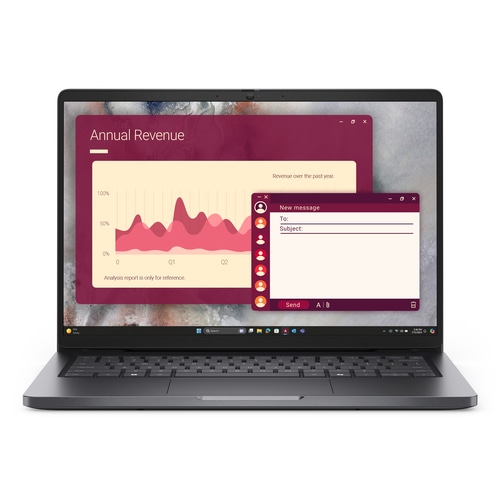 DELL Pro 14 PC14250 Intel Core Ultra 5 225U Laptop 35.6 cm (14) Full HD+ 8 GB DDR5-SDRAM 512 GB SSD Wi-Fi 6E (802.11ax) Windows 11 Pro UK English Black