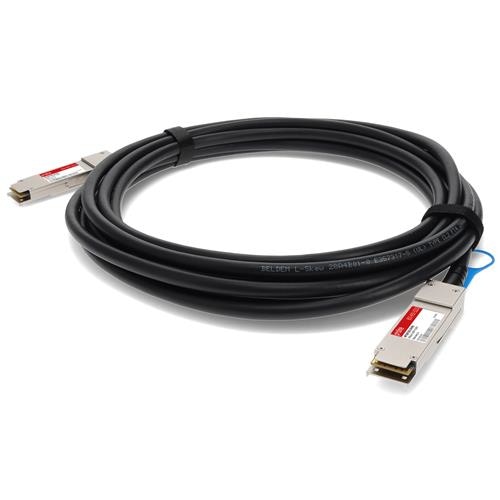 Proline Options JNP-QSFP-DAC-1M-PRO InfiniBand/fibre optic cable QSFP+ Black, Silver