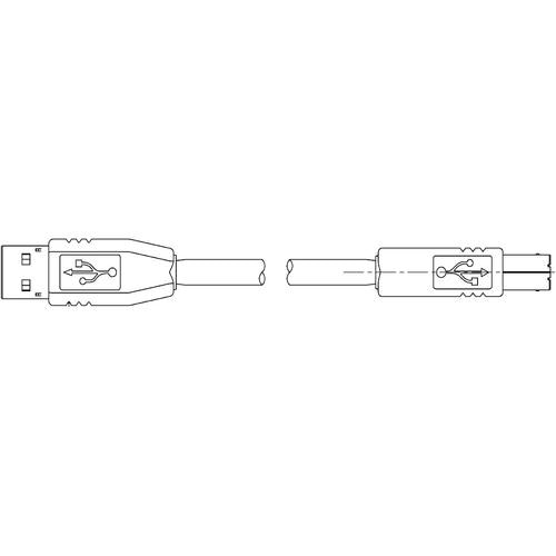 Zebra 105850-028 USB cable 1.8 m USB 2.0 USB A USB B