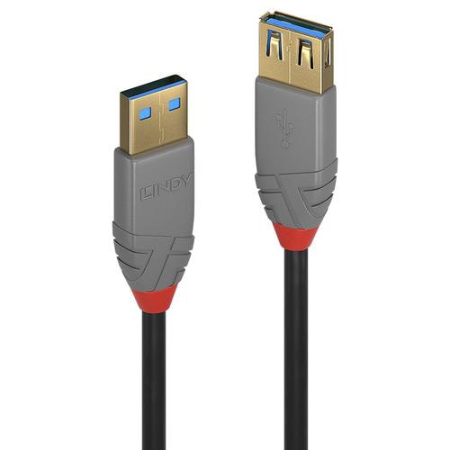 Lindy 1m USB 3.2 Type A Extension Cable, Anthra Line