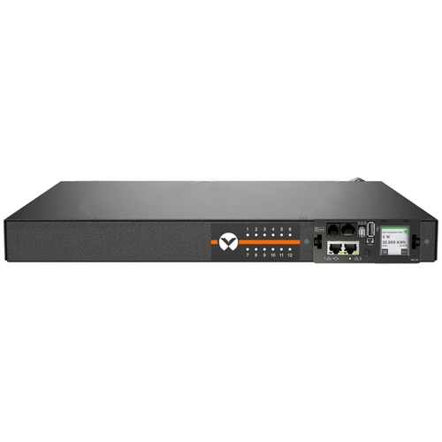 Vertiv Geist MUU5M1R5-12CF17-2C20A9H00-S power distribution unit (PDU) 12 AC outlet(s) 0U Black