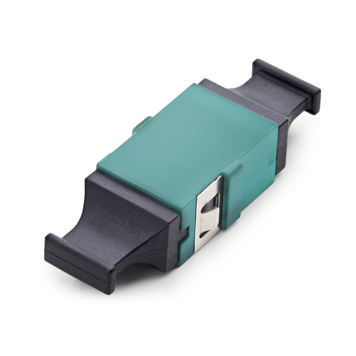 StarTech.com MPOSMAPCAQCOUPLER fibre optic adapter MPO/MTP 1 pc(s) Aqua colour, Black