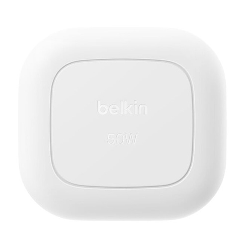 Belkin WCH019MYWH mobile device charger Universal White AC Fast charging Indoor