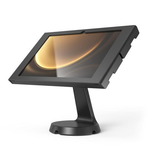 Compulocks Galaxy Tab S9+/S9FE+ 12.4 Apex Enclosure Mast Counter Stand - Black