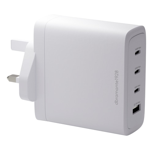 dbramante1928 IT - UK W. Charger - 3xUSB-C 140W + 1xUSB-A - WHT