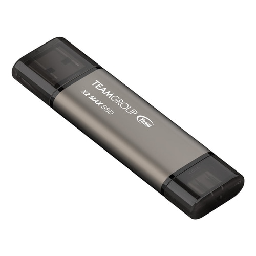 Team Group X2 MAX 2 TB USB Type-A / USB Type-C 3.2 Gen 2 (3.1 Gen 2) Grey
