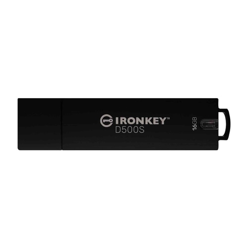 Kingston Technology IronKey D500S USB flash drive 16 GB USB Type-A 3.2 Gen 1 (3.1 Gen 1) Black