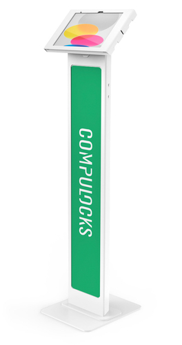 Compulocks iPad 10.9 10th Gen Swell Enclosure Brandable Floor Stand White