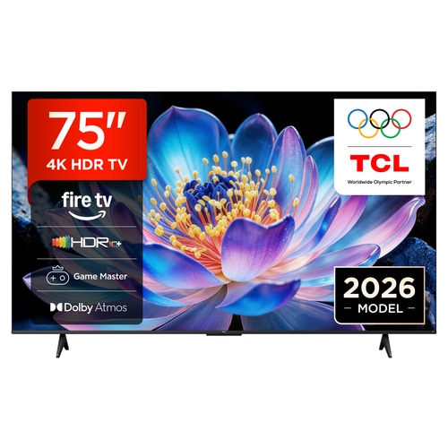 TCL 75V6D-UK TV 190.5 cm (75) 4K Ultra HD Smart TV Wi-Fi Black 330 cd/m