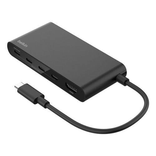 Belkin AVC021HQBK interface hub USB Type-C 10000 Mbit/s Black