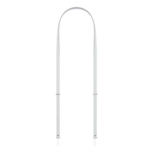 Apple Crossbody Strap - Light Grey