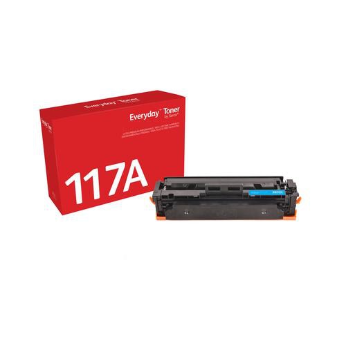 Everyday Cyan Toner compatible with HP 117A (W2071A), Standard Yield