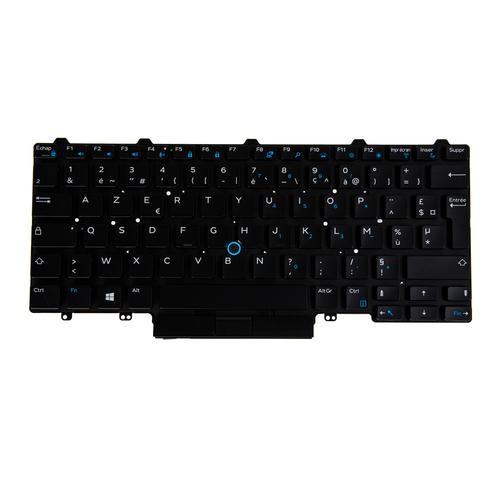 Origin Storage N/B KBD French AZERTY 83 Key DP Backlit for Dell Lat 5490