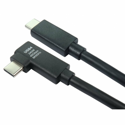 Cables Direct USB4-5100E-RA USB cable USB4 Gen 2x2 1 m USB C Black