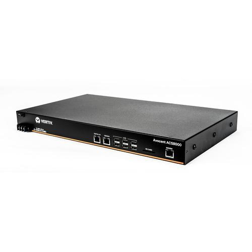 Vertiv Avocent 48-Port ACS 8000 with dual DC Power Supply and Analog Modem - ACS8048MDDC-404