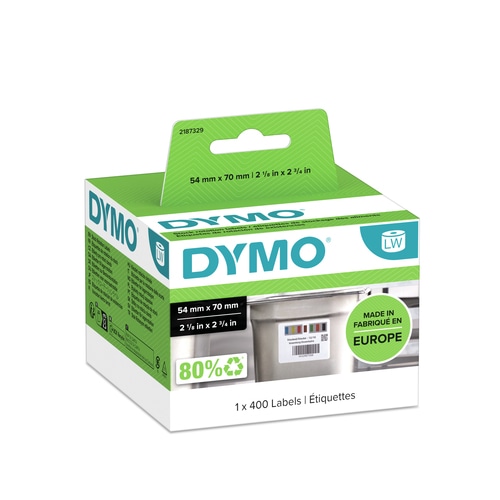 DYMO  LabelWriter Stock Rotation Labels FSC - 70 x 54mm