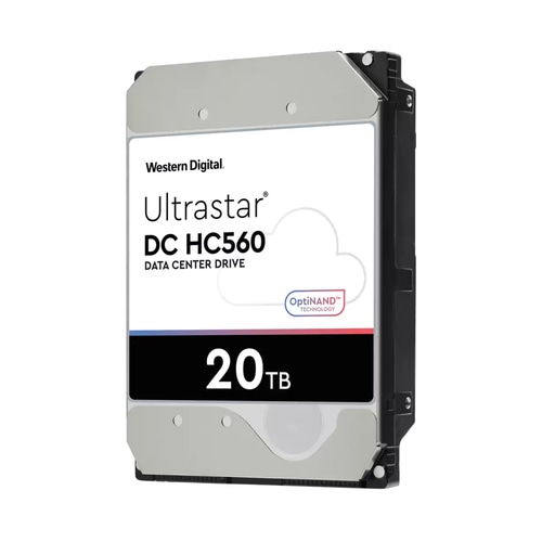 Western Digital Ultrastar DC HC560 internal hard drive 20 TB 7200 RPM 512 MB 3.5 SAS / Serial ATA II