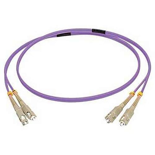 C2G 7M SC/SC OM4 LSZH FIBRE PATCH - VIOLET fibre optic cable