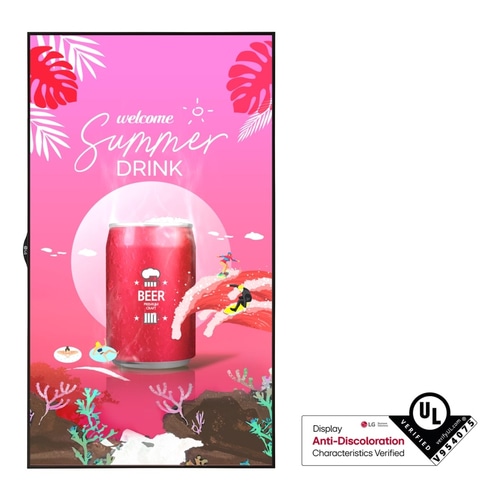 LG 55XS4P Signage Display Digital signage flat panel 139.7 cm (55) LED 4000 cd/m Full HD Black WebOS 24/7