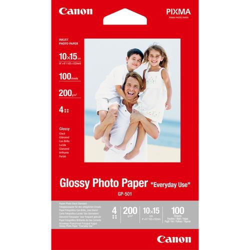 Canon GP-501 Glossy Photo Paper 4x6 - 100 Sheets