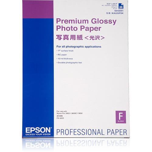 Epson Premium Glossy Photo Paper, DIN A2, 255g/m, 25 Sheets
