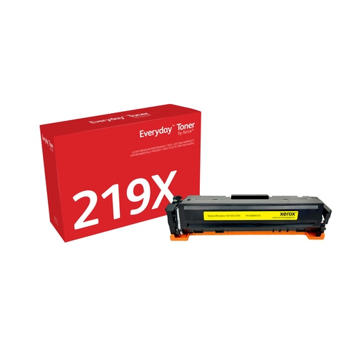 Everyday Yellow Toner by Xerox compatible with HP 219X (W2192X), High capacity