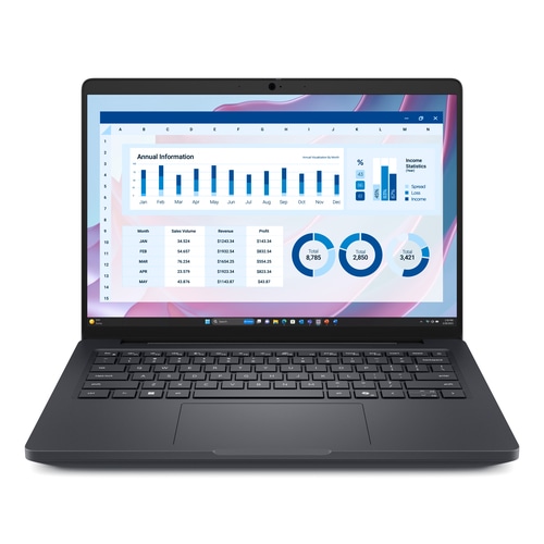 DELL Pro Max 14 MC14255 Copilot+ PC AMD Ryzen AI 7 PRO 350 Mobile workstation 35.6 cm (14) Full HD+ 16 GB LPDDR5x-SDRAM 512 GB SSD Wi-Fi 7 (802.11be) Windows 11 Pro UK English Black