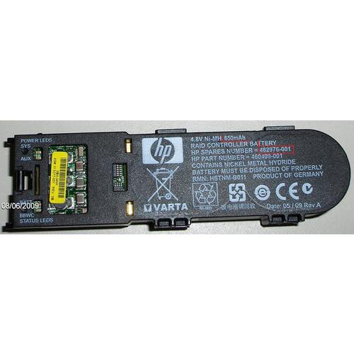 Hewlett Packard Enterprise 462976-001 storage device backup battery RAID controller Nickel-Metal Hydride (NiMH) 650 mAh