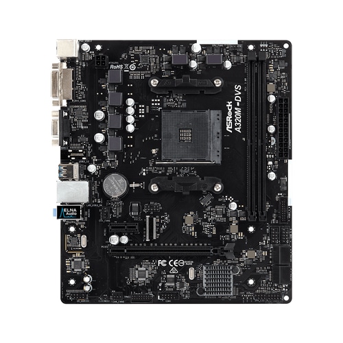 Asrock A320M-DVS R3.0 AMD A320 Socket AM4 micro ATX