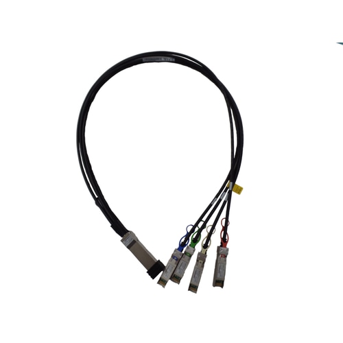HPE Q9S72A fibre optic cable 1 m QSFP28 4x SFP28 Black